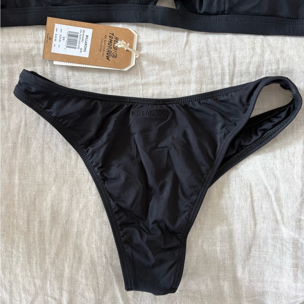 Billabong Women's Classic Black Bikini - Picture 3 of 4